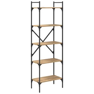 vidaXL Bibliothèque Chêne artisanal 56 x 32 x 174 cm Bois d'ingénierie
