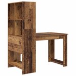 vidaXL Bureau Bois Ancien 122 x 67 x 145 cm Bois d'ingénierie