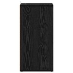 vidaXL Cabinet à chaussures avec étagère Chêne noir 32 x 35 x 70 cm