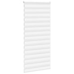 vidaXL Store zèbre blanc 100x230 cm largeur du tissu 95 9cm polyester