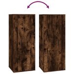 vidaXL Ensemble de meubles TV 7 Pièces Chêne fumé Bois d'ingénierie