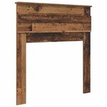 vidaXL Tête de lit Bois Ancien 75 cm Bois d'ingénierie