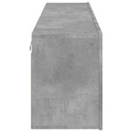 vidaXL Meubles TV muraux 2 Pièces gris béton 80x30x41 cm