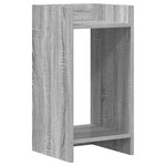 vidaXL Support de Plante 2 pc Gris Sonoma 30 x 30 x 60 cm