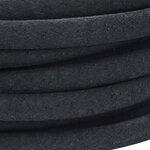 vidaXL Tuyau d'arrosage de jardin noir 0 6" 10 m caoutchouc