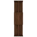 vidaXL Bibliothèque/Cloison Chêne marron 80x24x96 cm Bois d'ingénierie
