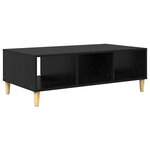 vidaXL Table basse Chêne noir 103 5 x 60 x 35 cm Bois d'ingénierie