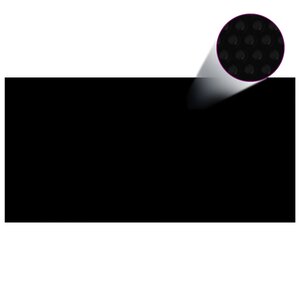 vidaXL Couverture de piscine Noir 549 x 274 cm PE