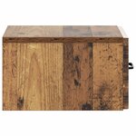 vidaXL Table d'appoint murale Bois ancien 59 x 34 5 x 17 cm