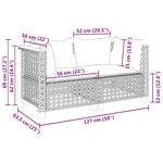vidaXL Canapés d'angle de jardin et coussins 2Pièces beige résine tressée