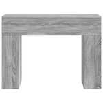 vidaXL Table basse Sonoma gris 102 x 35 x 75 cm Bois d'ingénierie