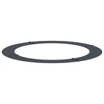 vidaXL Anneaux d'arbre plats 5 Pièces Anthracite Ø90 / 120 cm Acier