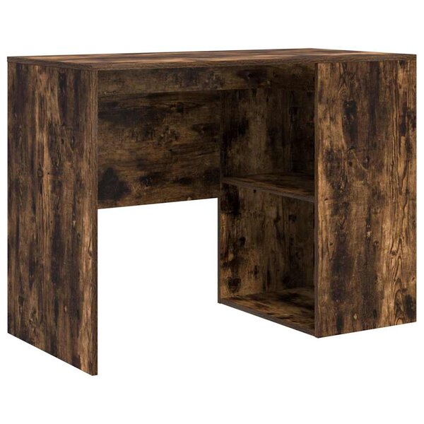 vidaXL Bureau Chêne fumé 102 x 50 x 75 cm Bois d'ingénierie