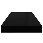 vidaXL Étagère murale flottante Noir 60x23 5x3 8 cm MDF