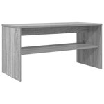 vidaXL Meuble TV Gris Sonoma 80 x 35 x 40 cm Bois d'ingénierie