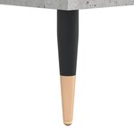 vidaXL Table basse Gris béton 90x49x45 cm Bois d'ingénierie
