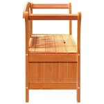 vidaXL Banc de rangement de jardin Acacia 119x76x44 cm Bois massif