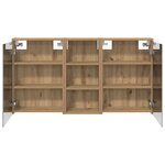 vidaXL Ensemble de Meubles de Salle de Bain 3 Pièces 116 x 16 x 62 5 cm