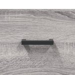 vidaXL Buffet haut sonoma gris 69 5x31x115 cm bois d'ingénierie