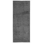 vidaXL Tapis de surface HUARTE Anthracite 150 x 80 cm Polyester