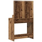 vidaXL Coiffeuse Bois ancien 79 x 41 x 135 cm Bois d'ingénierie