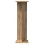 vidaXL Support de Plante 2 pièces Chêne artisanal 25 x 25 5 x 80 5 cm