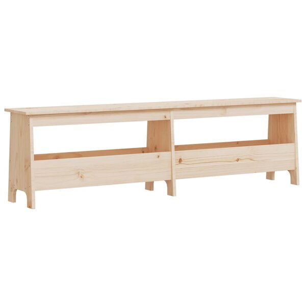 vidaXL Banc d'entrée 160x28x45 cm bois de pin massif