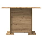 vidaXL Table de salle à manger chêne artisanal 110 x 60 x 75 cm