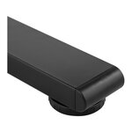 Bureau assis-debout 118 x 58 cm acier peint par poudrage noir 14_0005950