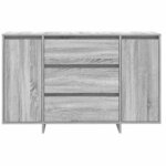 vidaXL Buffet Sonoma gris 120 x 41 x 75 cm Bois d'ingénierie