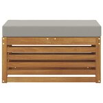 vidaXL Banc de Jardin Bois d'Acacia Massif Naturel