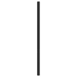 vidaXL Tête de lit métal noir 80 cm