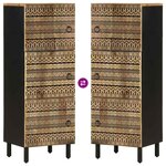 vidaXL Buffet haut 40x33 5x110 cm bois de manguier brut massif