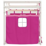 vidaXL Lit superposé sans matelas 90x190 cm bois de pin massif