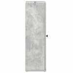 vidaXL Meuble de salle de bain avec porte-rouleau gris béton