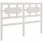 vidaXL Cadre de lit sans matelas blanc 200x200 cm bois massif