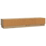 vidaXL Meuble TV 147 x 34 5 x 27 cm Chêne artisanal Bois d'ingénierie