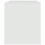 vidaXL Meuble TV blanc 67x39x44 cm acier