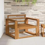 vidaXL Sofa de milieu extérieur Naturel