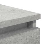 vidaXL Buffet gris béton 37 5x35x76 cm bois d'ingénierie