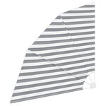 vidaXL Écran de confidentialité pour balcon Anthracite et blanc