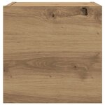 vidaXL Meubles TV muraux 2 Pièces chêne artisanal 30 5x30x30 cm