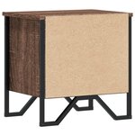vidaXL Tables de chevet 2Pièces chêne marron 40x30x40cm bois d'ingénierie