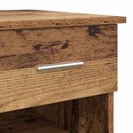 vidaXL Bureau Bois ancien 90 x 49.5 x 75 cm Bois d'ingénierie