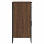 vidaXL Buffet chêne marron 79 5x35 5x74 5 cm bois d'ingénierie