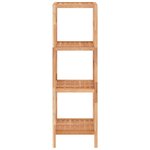 vidaXL Étagère de salle de bain 35 5x35 5x112 5cm Bois massif de noyer