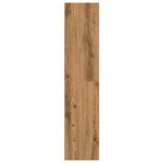 vidaXL Bibliothèque chêne artisanal 60x24x109 cm bois d'ingénierie