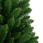 vidaXL Sapin de Noël artificiel à charnières avec support vert 120 cm