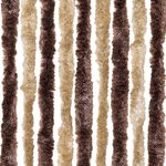 vidaXL Moustiquaire Beige et marron clair 90x200 cm Chenille
