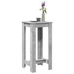 vidaXL Table de bar gris béton 51x50x103 5 cm bois d'ingénierie